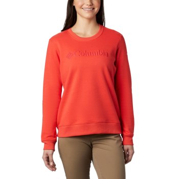 Columbia Sweater Dames, Logo Crew Top Rood, 31MNPXSBE